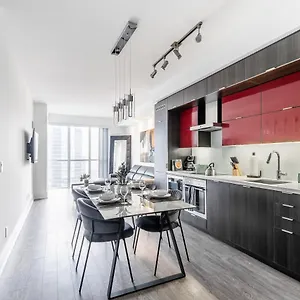Apartment Stylish 1br + Office - Cn Tower View, Toronto